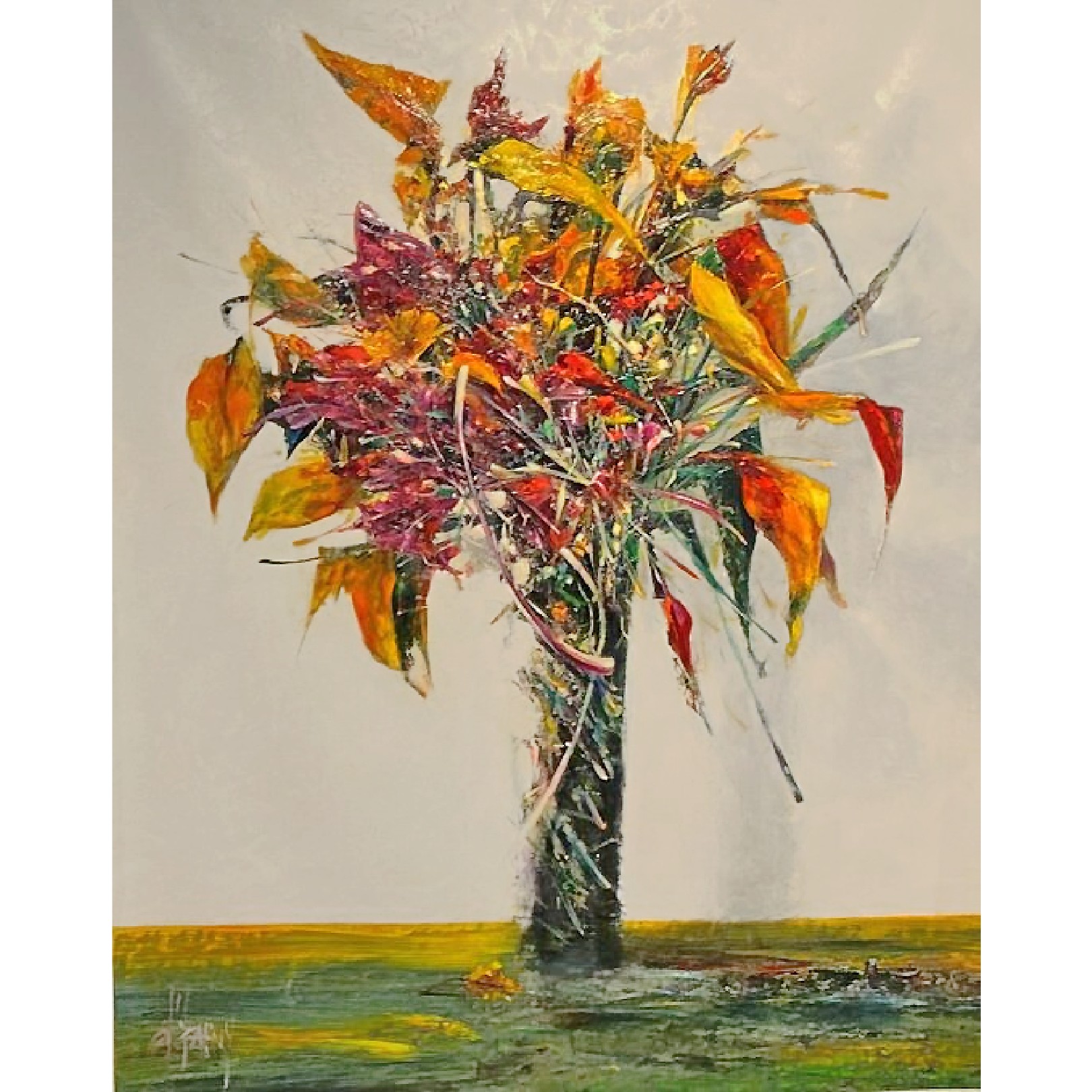 BOUQUET JAUNE - FRANÇOIS D’IZARNY - Galeries Bartoux