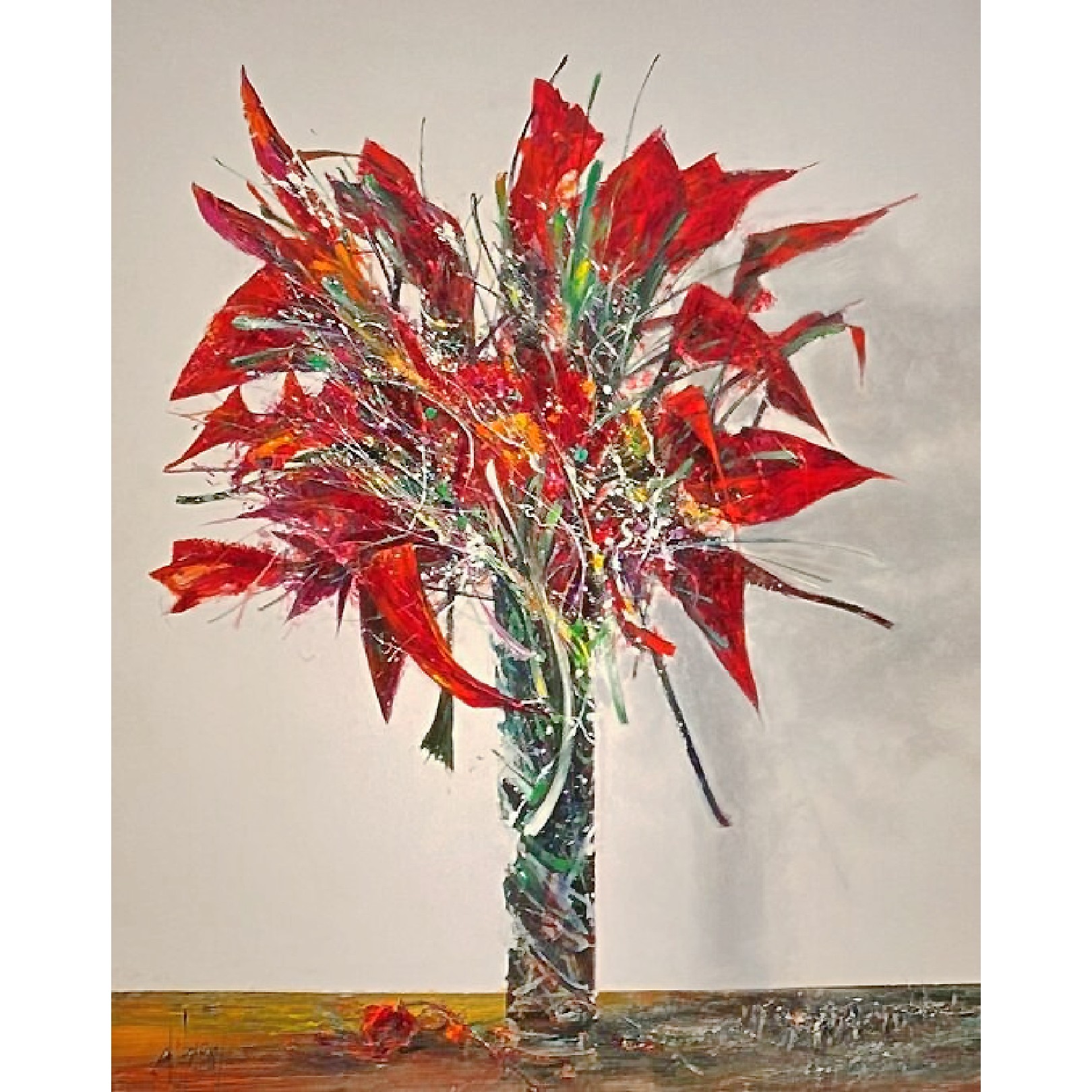 BOUQUET ROUGE - FRANÇOIS D’IZARNY - Galeries Bartoux