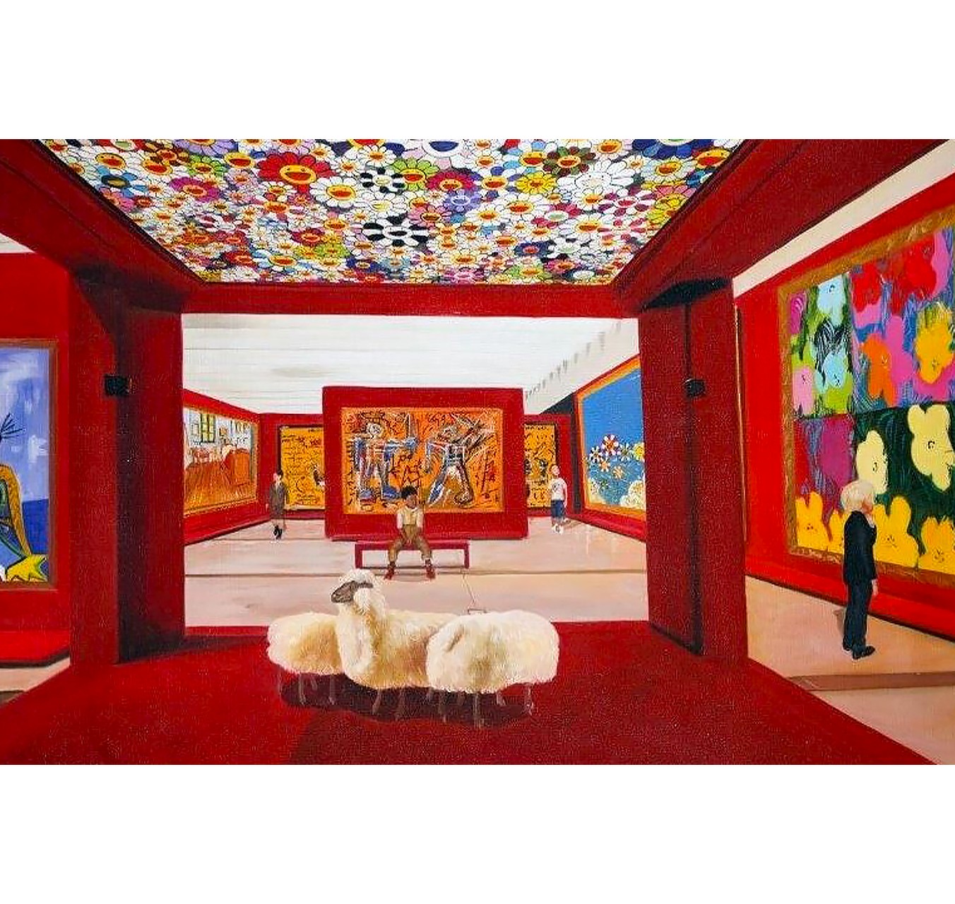 JEAN MICHEL RENE PABLO AND THE PEOPLE MEET - GULLY - Galeries Bartoux