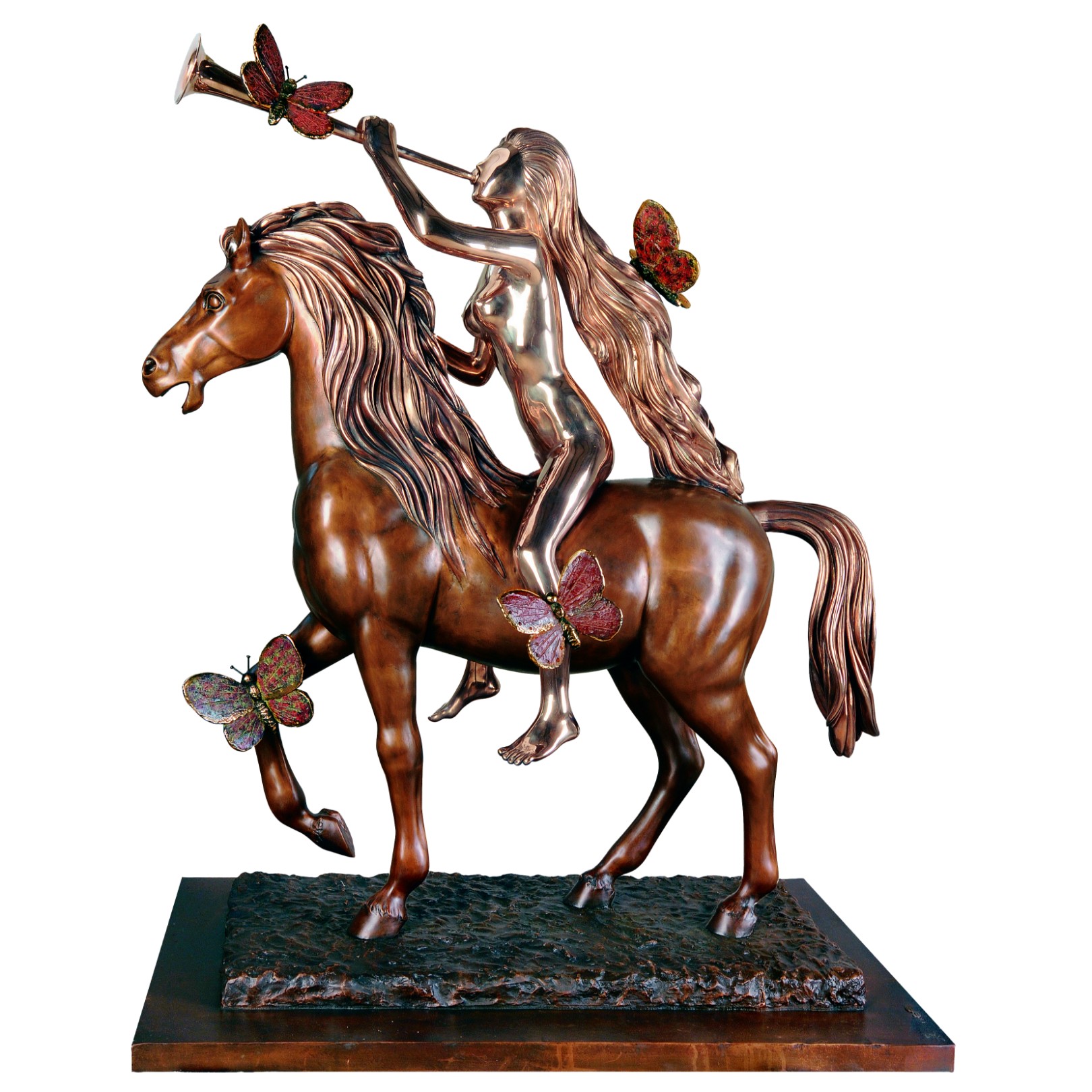 LADY GODIVA WITH BUTTERFLIES - SALVADOR DALI - Galeries Bartoux