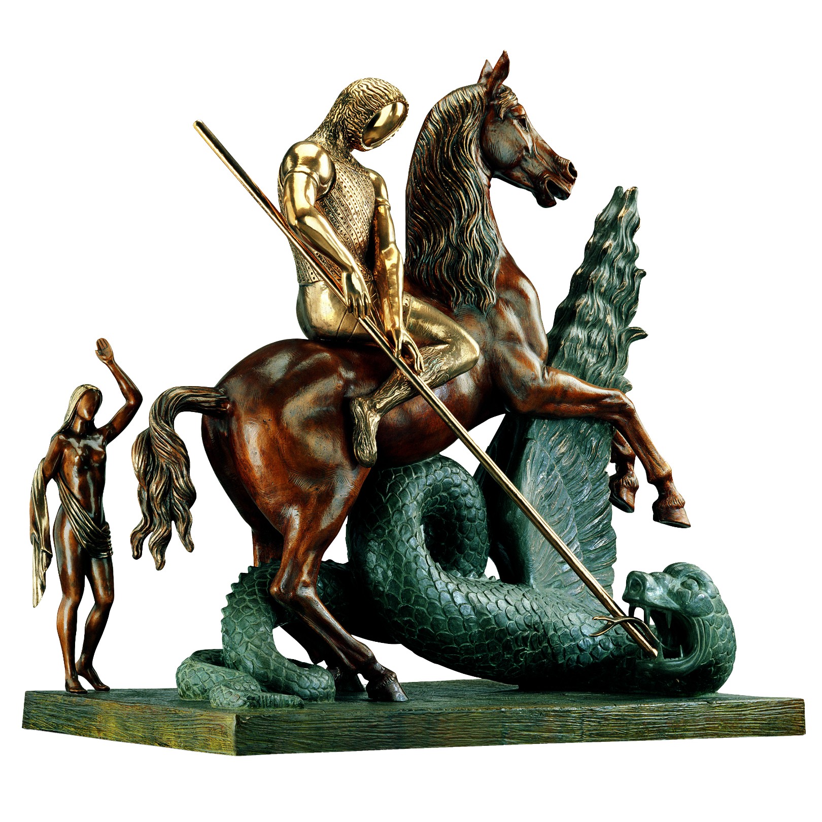 SAINT GEORGE AND THE DRAGON - SALVADOR DALI - Galeries Bartoux