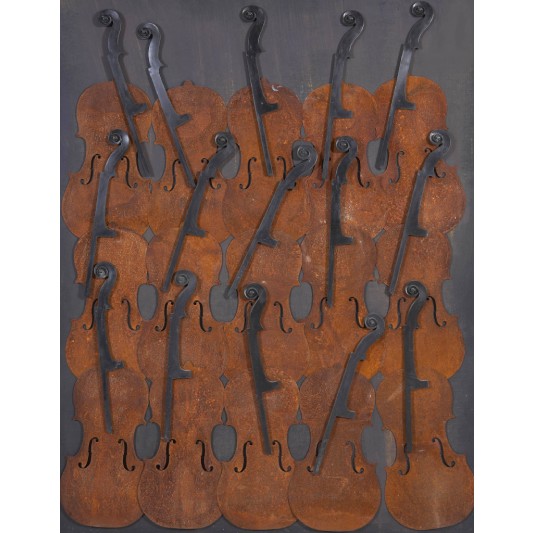 ACCUMULATION OF VIOLINS - ARMAN - Galeries Bartoux