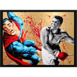 Ali vs superman - DURIX JULIEN - Galeries Bartoux