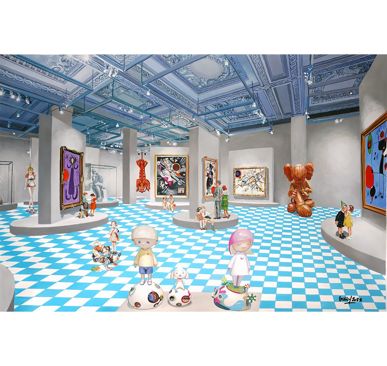 CHILDREN MEET MURAKAMI MIRO RODIN - GULLY - Galeries Bartoux