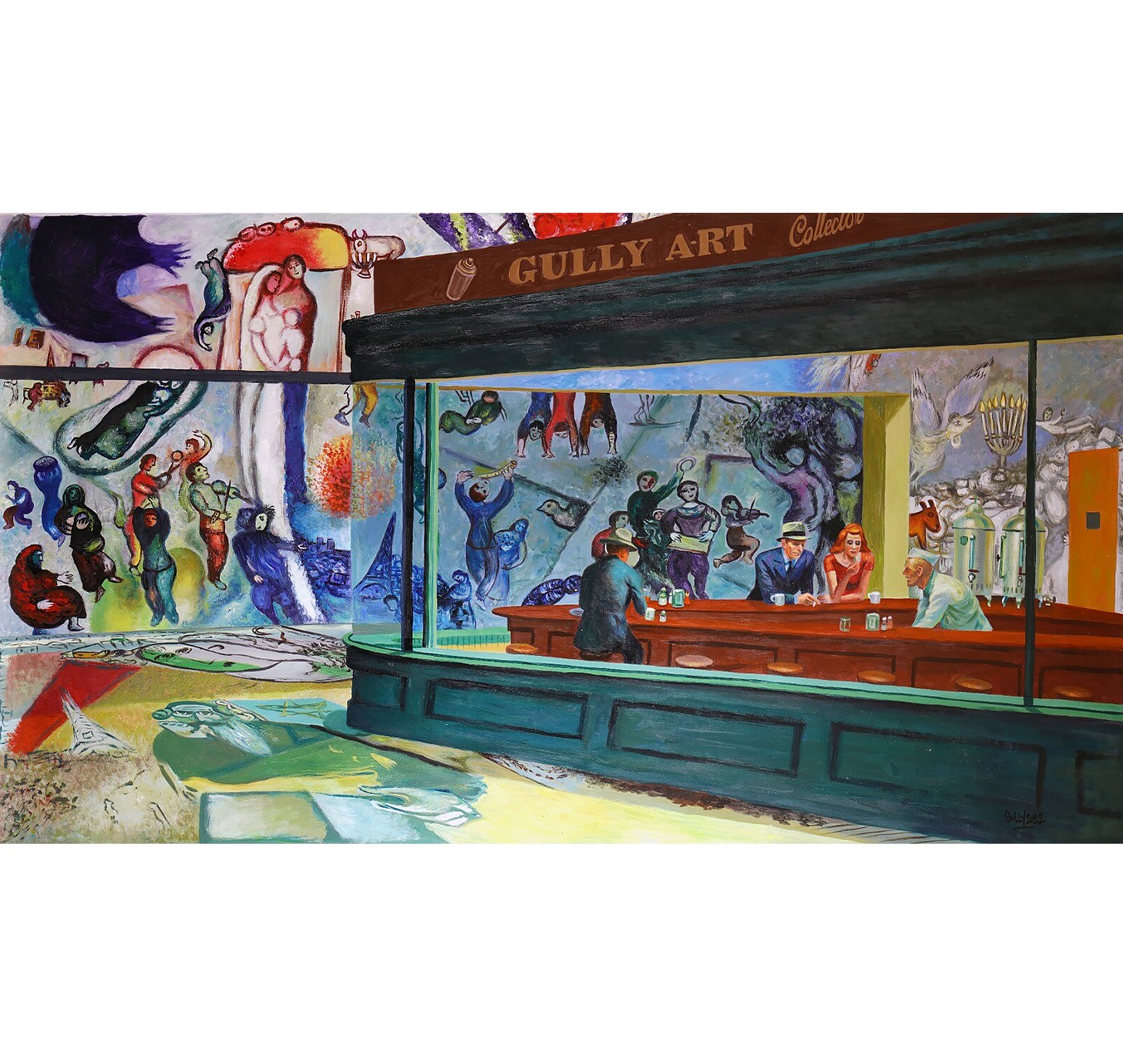HOMMAGE NTHK CHAGALL - GULLY - Galeries Bartoux