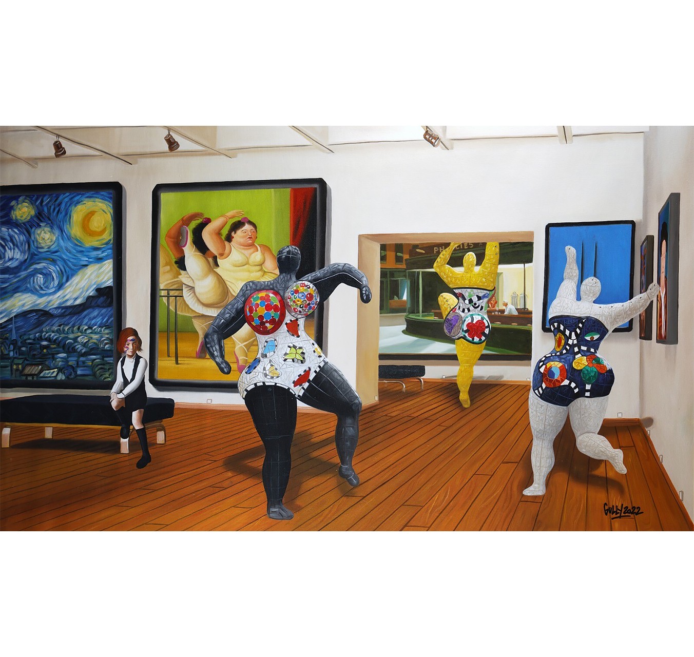 NIKKI MEET VAN GOGH BOTERO 5 - GULLY - Galeries Bartoux