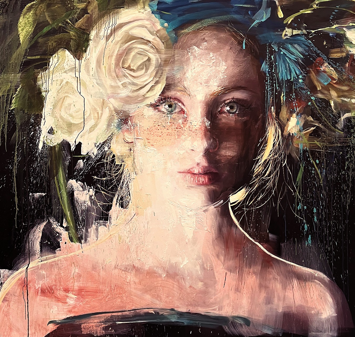 LAURA WITH BUTTERFLY - ROBERTA CONI - Galeries Bartoux