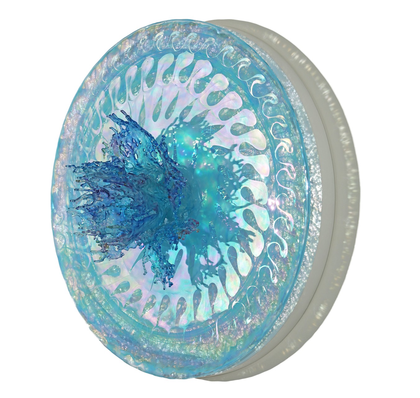 TURQUOISE LIGHT DISC - ANNALÙ - Galeries Bartoux