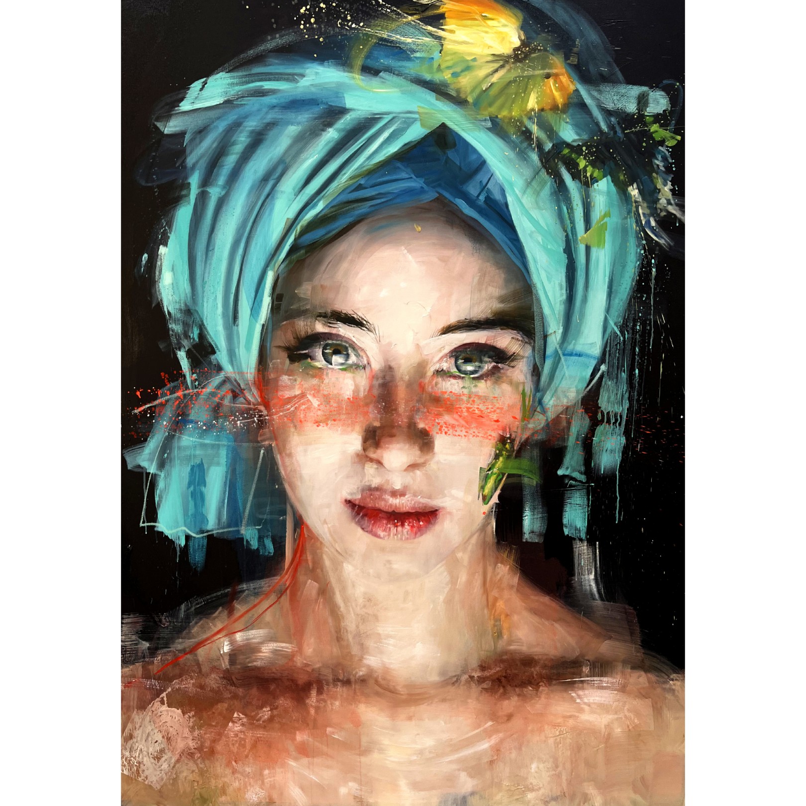 EMMA MATILDA GREEN TURBAN - ROBERTA CONI - Galeries Bartoux