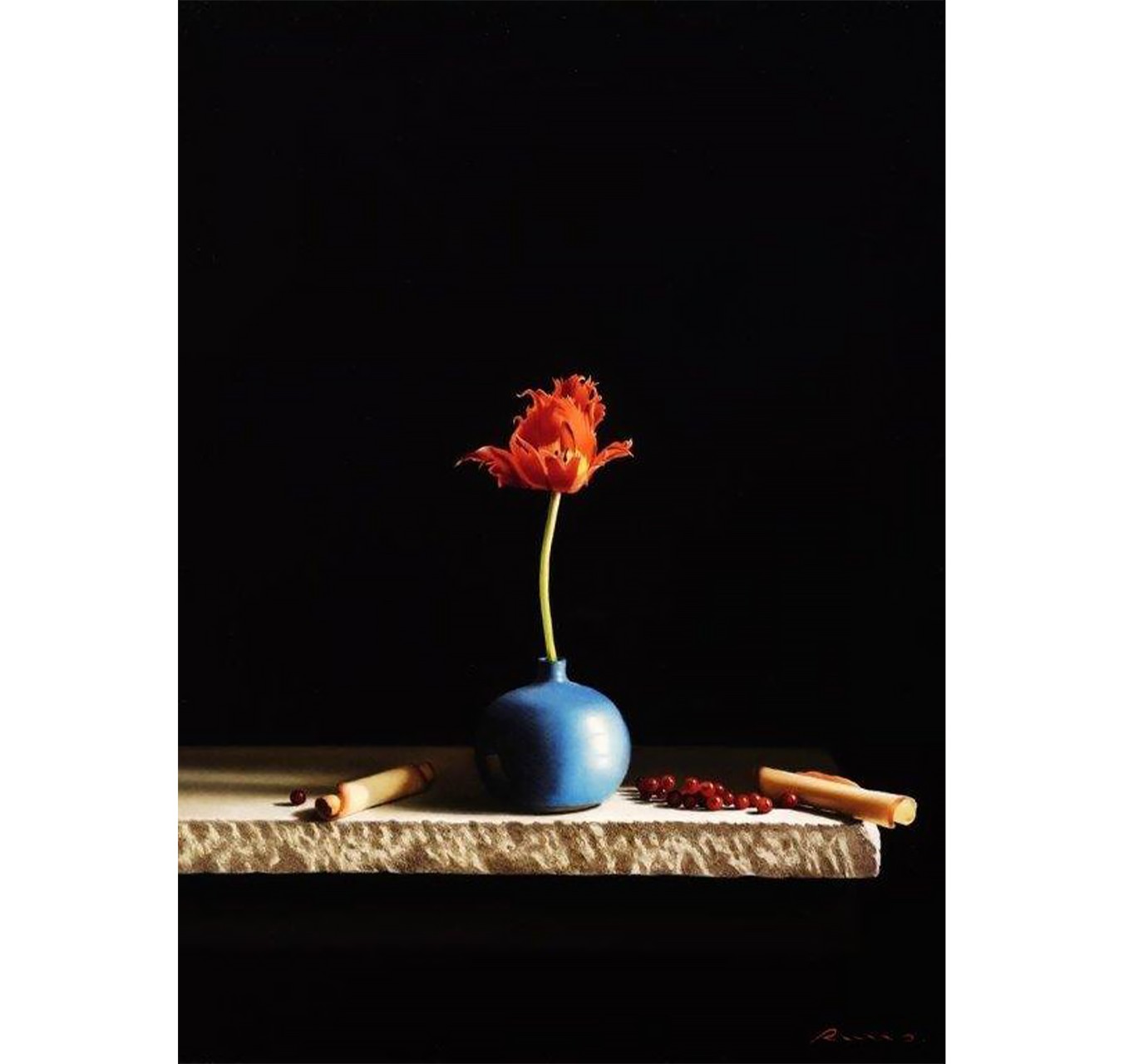 LA TULIPE FLAMME - PIERRE-YVES RUSSO - Galeries Bartoux