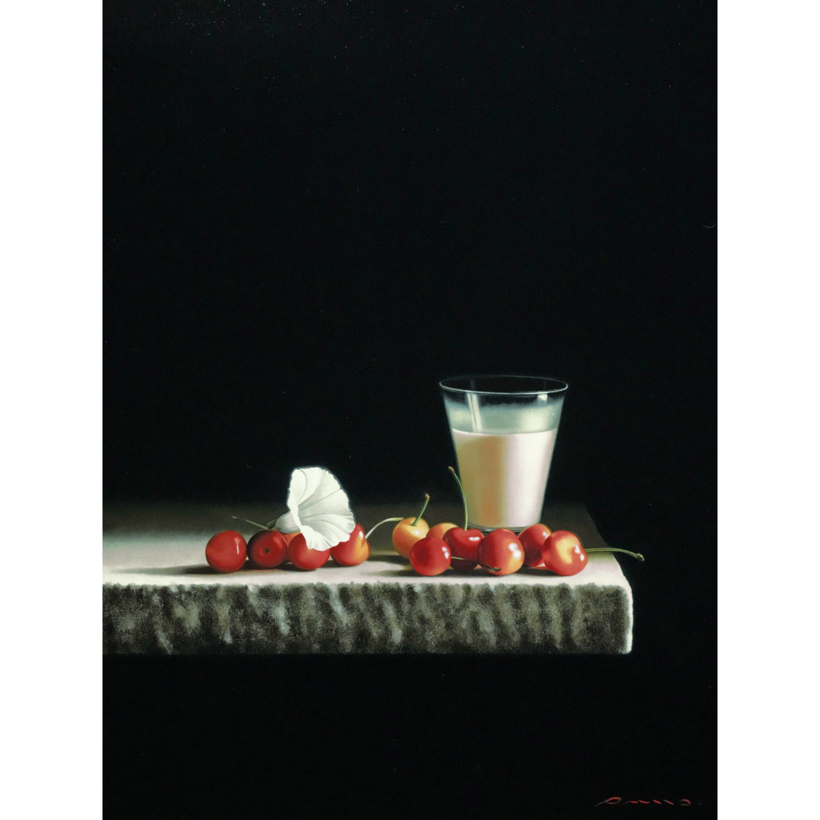 LES CERISES ET LE VERRE DE LAIT - PIERRE-YVES RUSSO - Galeries Bartoux