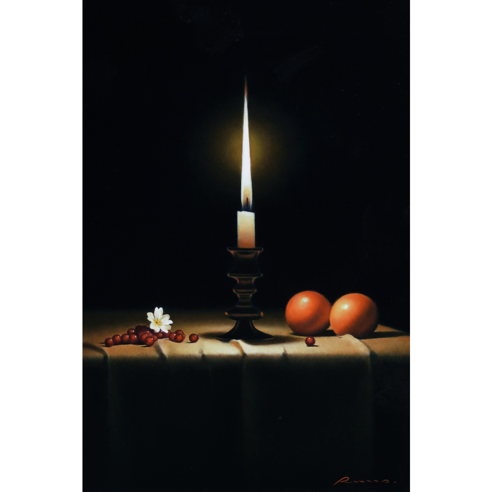 LA FLAMME D’UNE CHANDELLE - PIERRE-YVES RUSSO - Galeries Bartoux