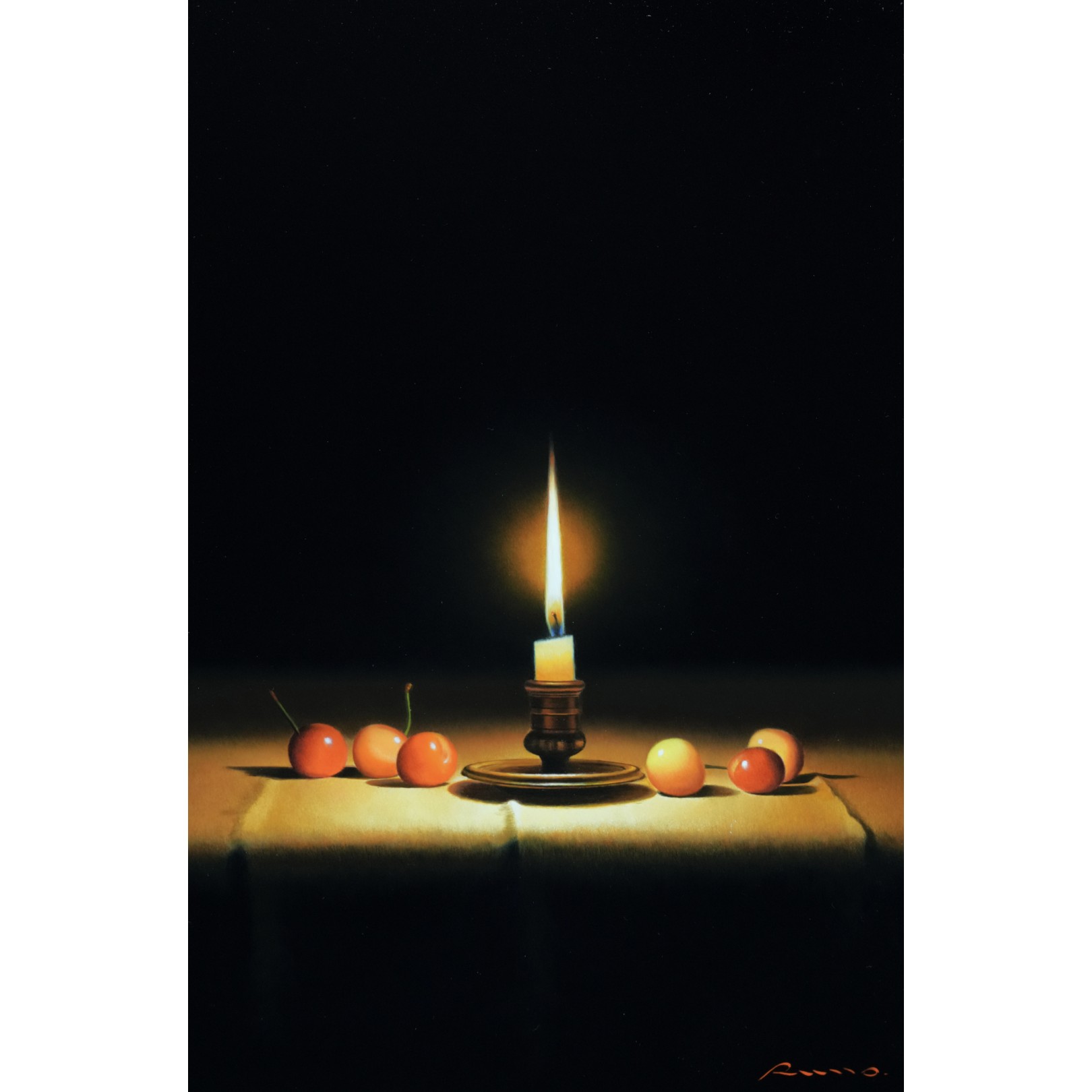 LA CHANDELLE ET LES CERISES - PIERRE-YVES RUSSO - Galeries Bartoux