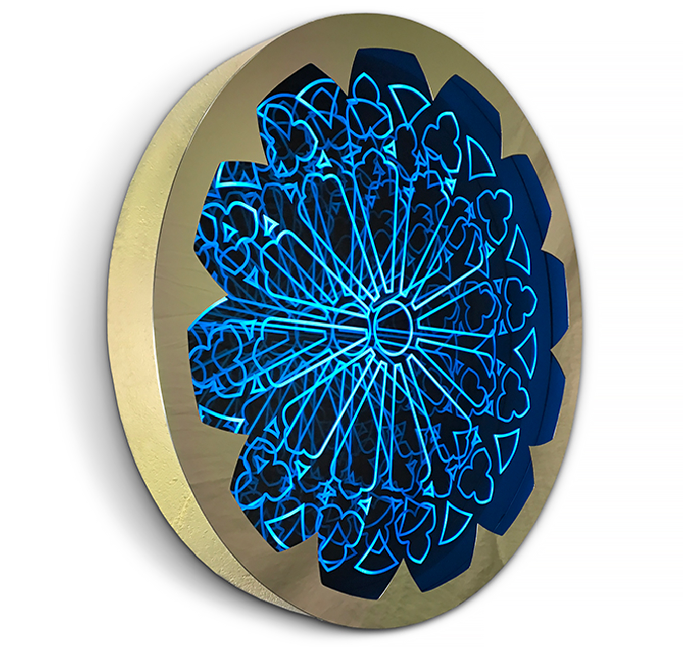 Vortex Mandala Shiny Gold - NOART - Galeries Bartoux