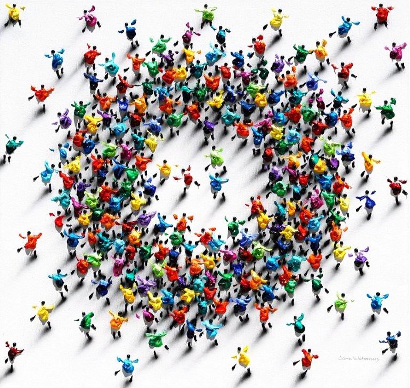CIRCLE OF FRIENDS #3832 - JANE WATEROUS - Galeries Bartoux