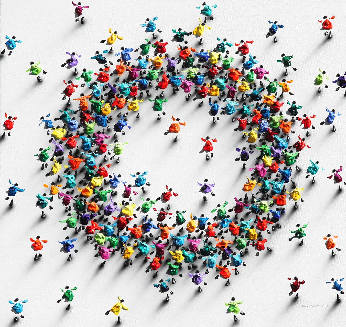 CIRCLE OF FRIENDS #4175 - JANE WATEROUS - Galeries Bartoux