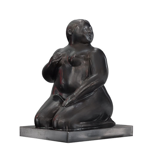 Small seated woman - BOTERO FERNANDO - Galeries Bartoux