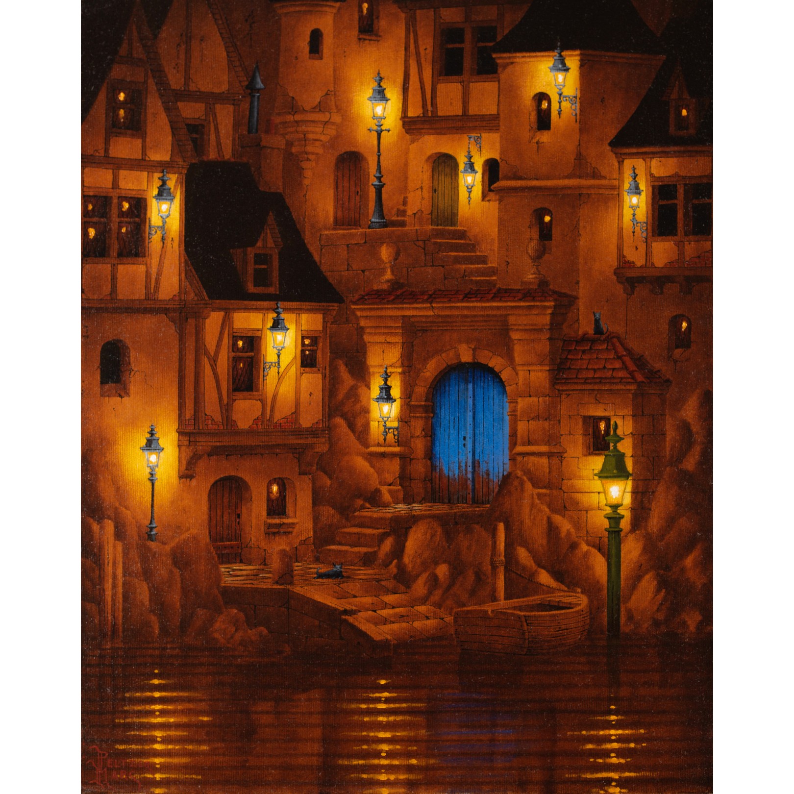 LE GARDIEN DE LA PORTE BLEUE - MARC PELTZER - Galeries Bartoux