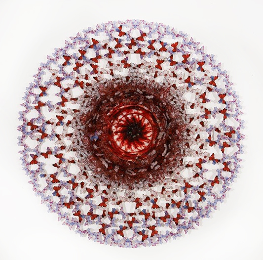 Dreamcatcher Red Flower Murrina - ANNALÙ - Galeries Bartoux