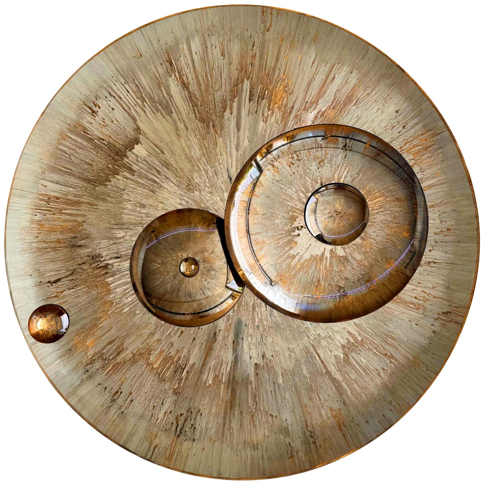 MIROIR BRONZE - CHRISTOPHE GAIGNON - Galeries Bartoux