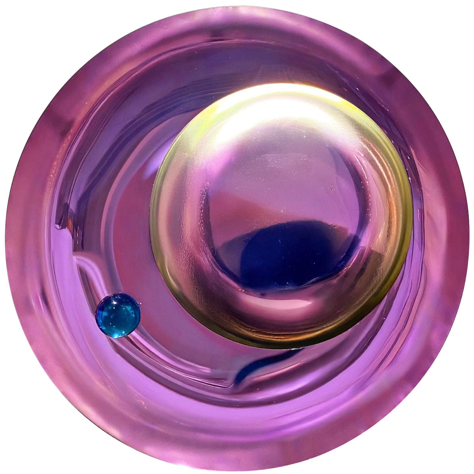MIROIR MAUVE ET ROSE - CHRISTOPHE GAIGNON - Galeries Bartoux