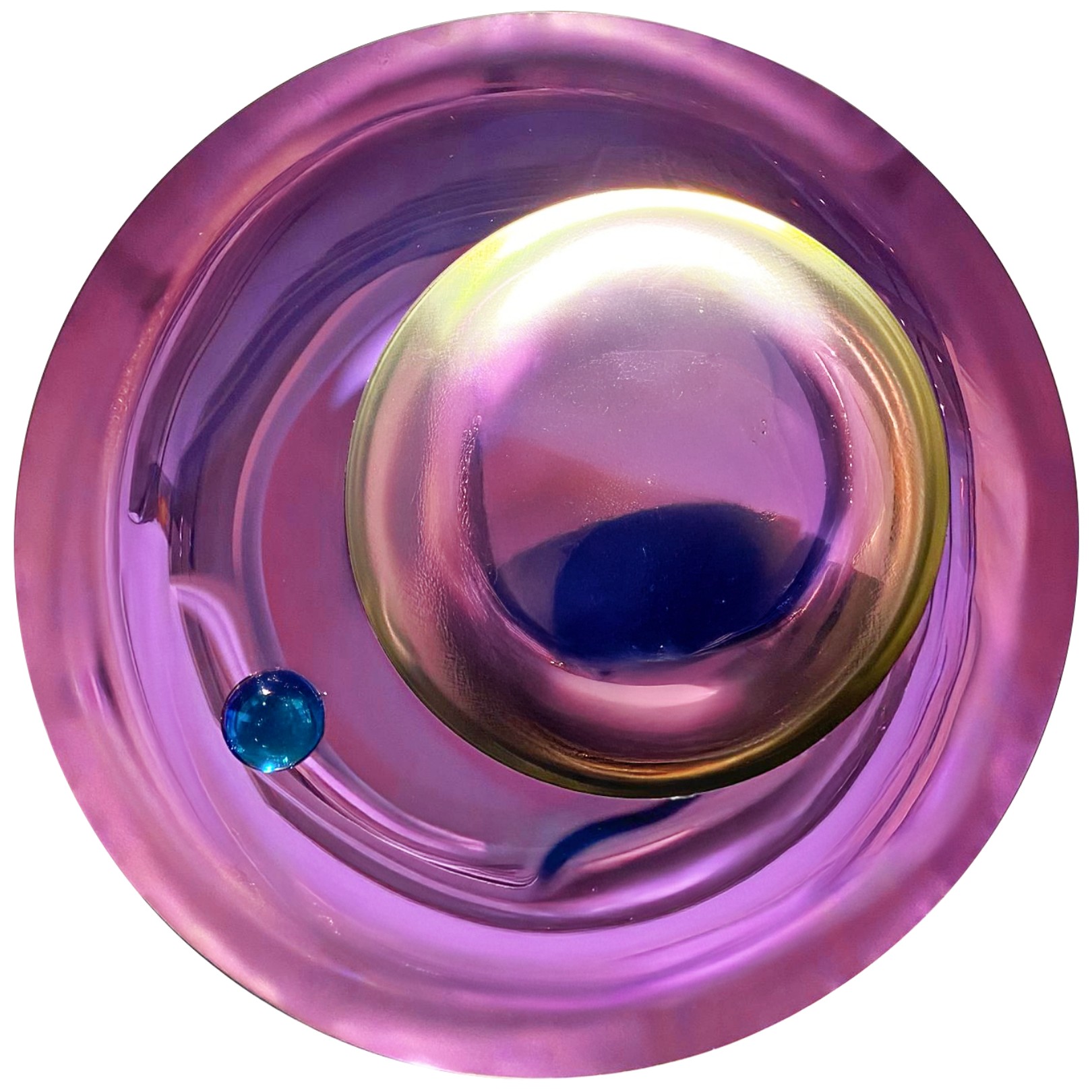 MIROIR MAUVE ET ROSE - CHRISTOPHE GAIGNON - Galeries Bartoux