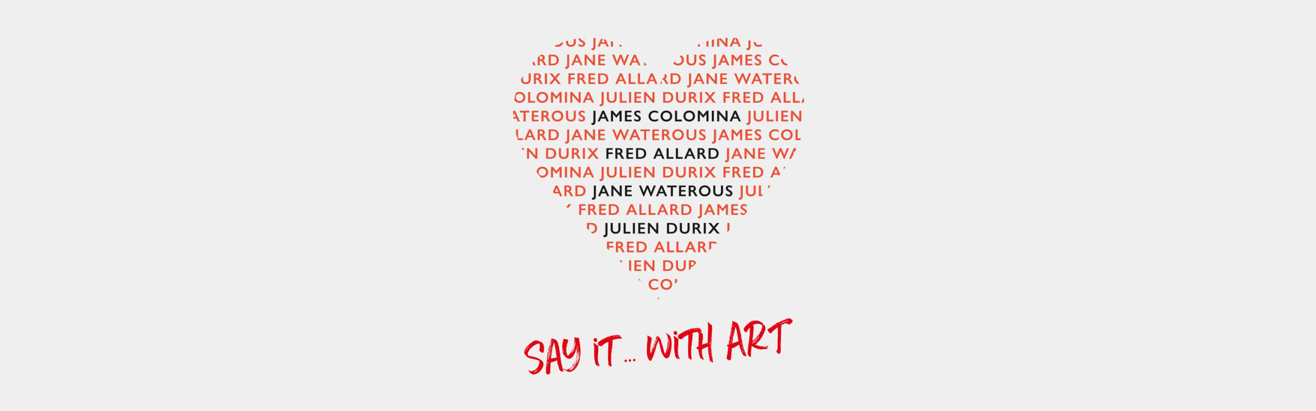 Saint-Valentin – Say it with Art - Galeries Bartoux