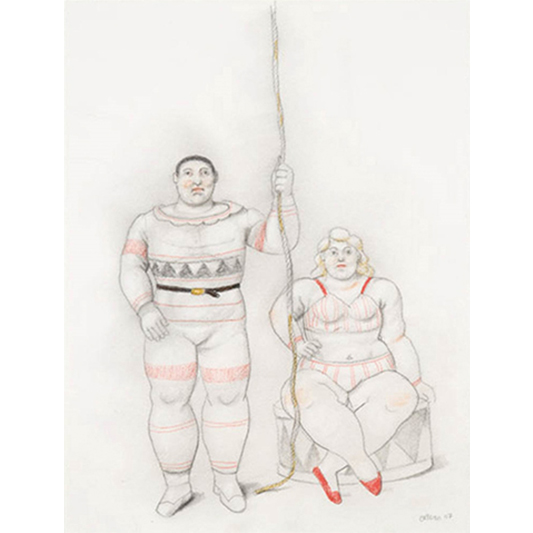 Two acrobats - BOTERO FERNANDO - Galeries Bartoux