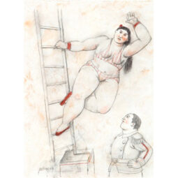 Une femme acrobate - BOTERO FERNANDO - Galeries Bartoux
