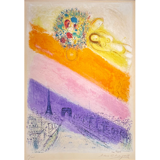 Les Champs Elysées - MARC CHAGALL - Galeries Bartoux