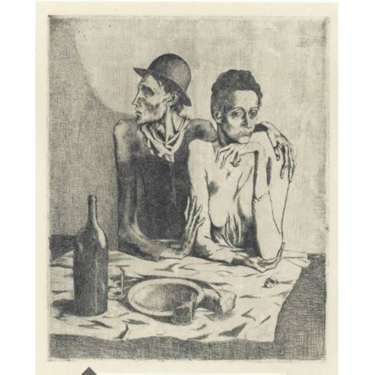 LE REPAS FRUGAL - PABLO PICASSO - Galeries Bartoux