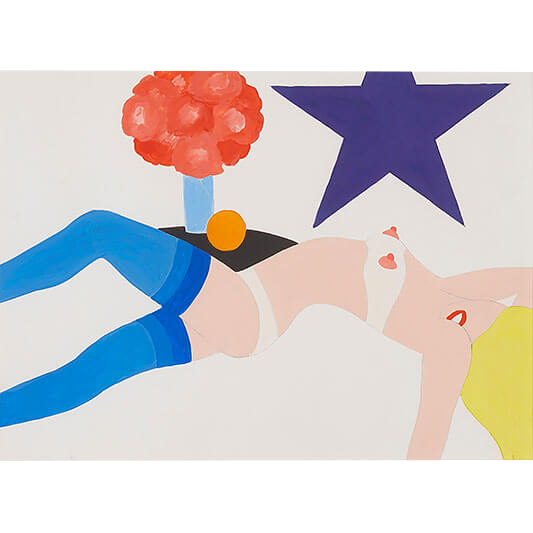 Study for banner sign - TOM WESSELMANN - Galeries Bartoux