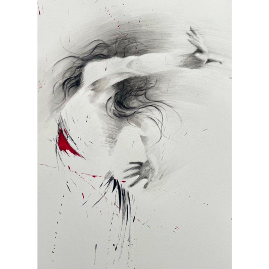 Dance in the red - EWA HAUTON - Galeries Bartoux