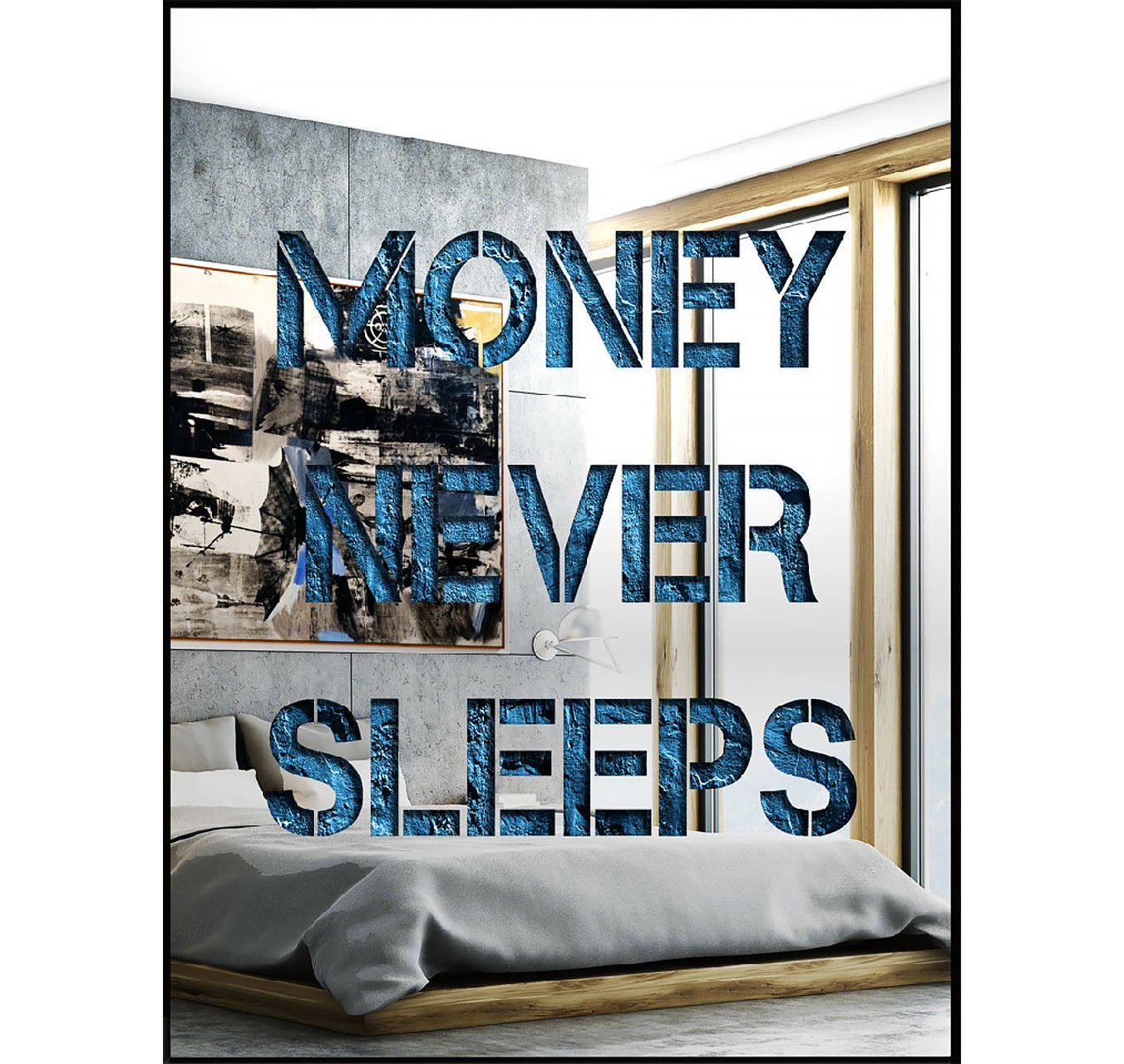 Money Never Sleeps - DEVIN MILES - Galeries Bartoux
