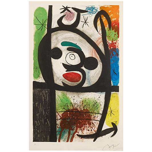 La Femme Toupie - JOAN MIRO - Galeries Bartoux