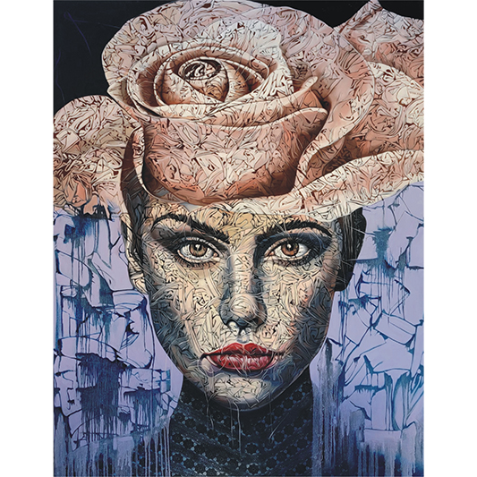 The Lady In Rose - NOEL DOBARGANES - Galeries Bartoux