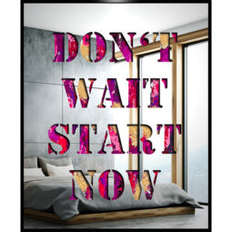 Don't wait start now - MILES DEVIN - Galeries Bartoux