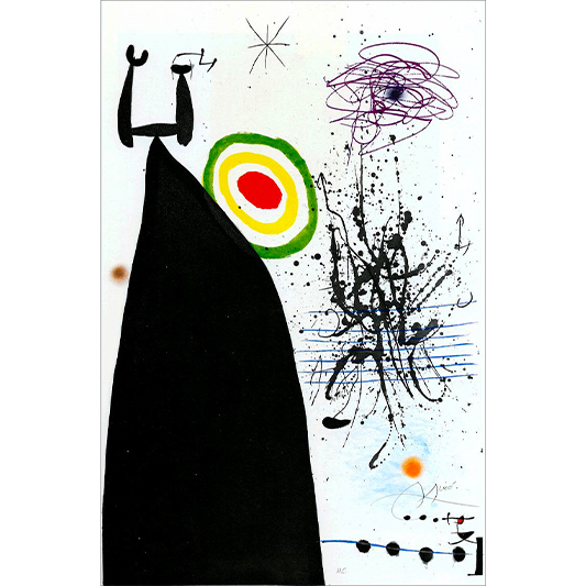 Chef d'Orchestre XXI sur XXIV - JOAN MIRO - Galeries Bartoux