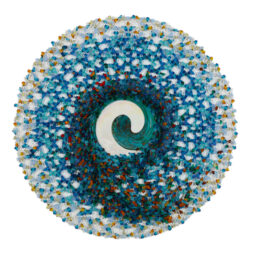 Dreamcatcher Blue Yellow Spiral - ANNALÙ - Galeries Bartoux