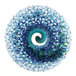 Dreamcatcher movement blue spiral - ANNALÙ - Galeries Bartoux