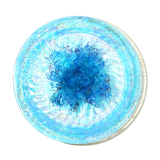 Turquoise light disc - ANNALÙ - Galeries Bartoux