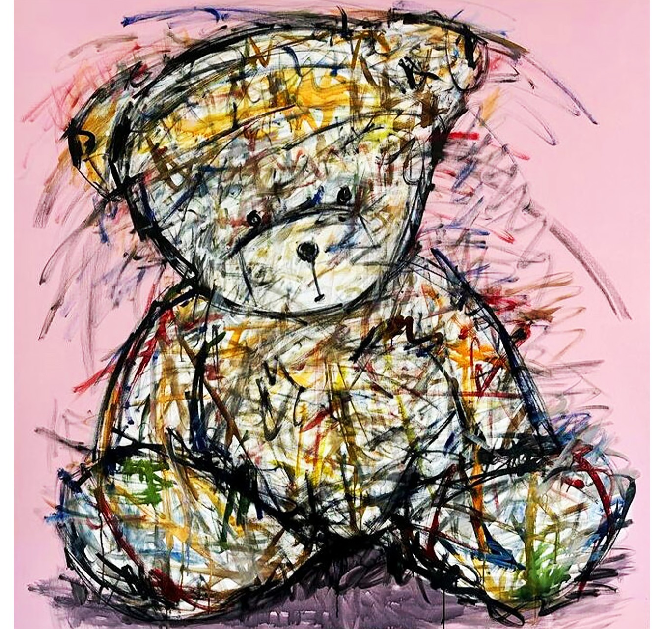 OURSON ROSE - KIKO - Galeries Bartoux