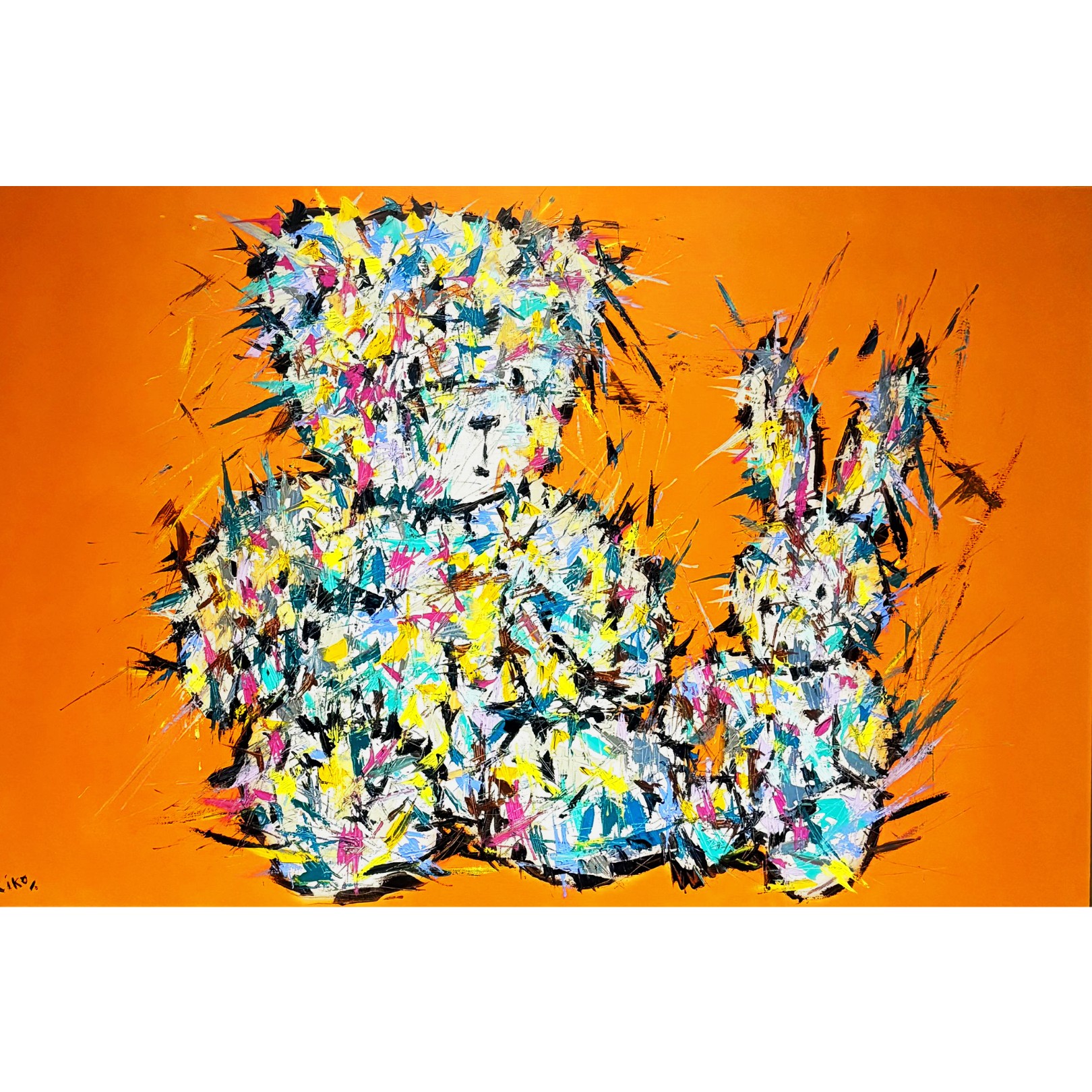 L’ETREINTE DES ECLATS - KIKO - Galeries Bartoux