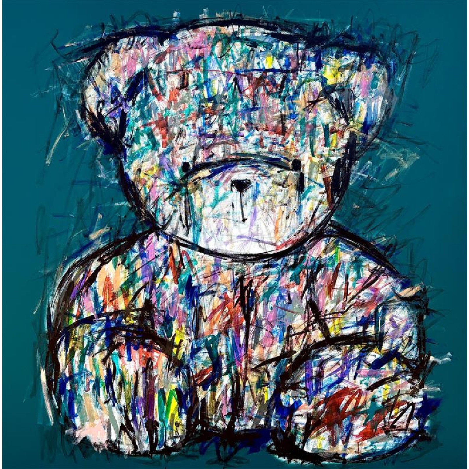 L’OURSON EN COULEUR - KIKO - Galeries Bartoux
