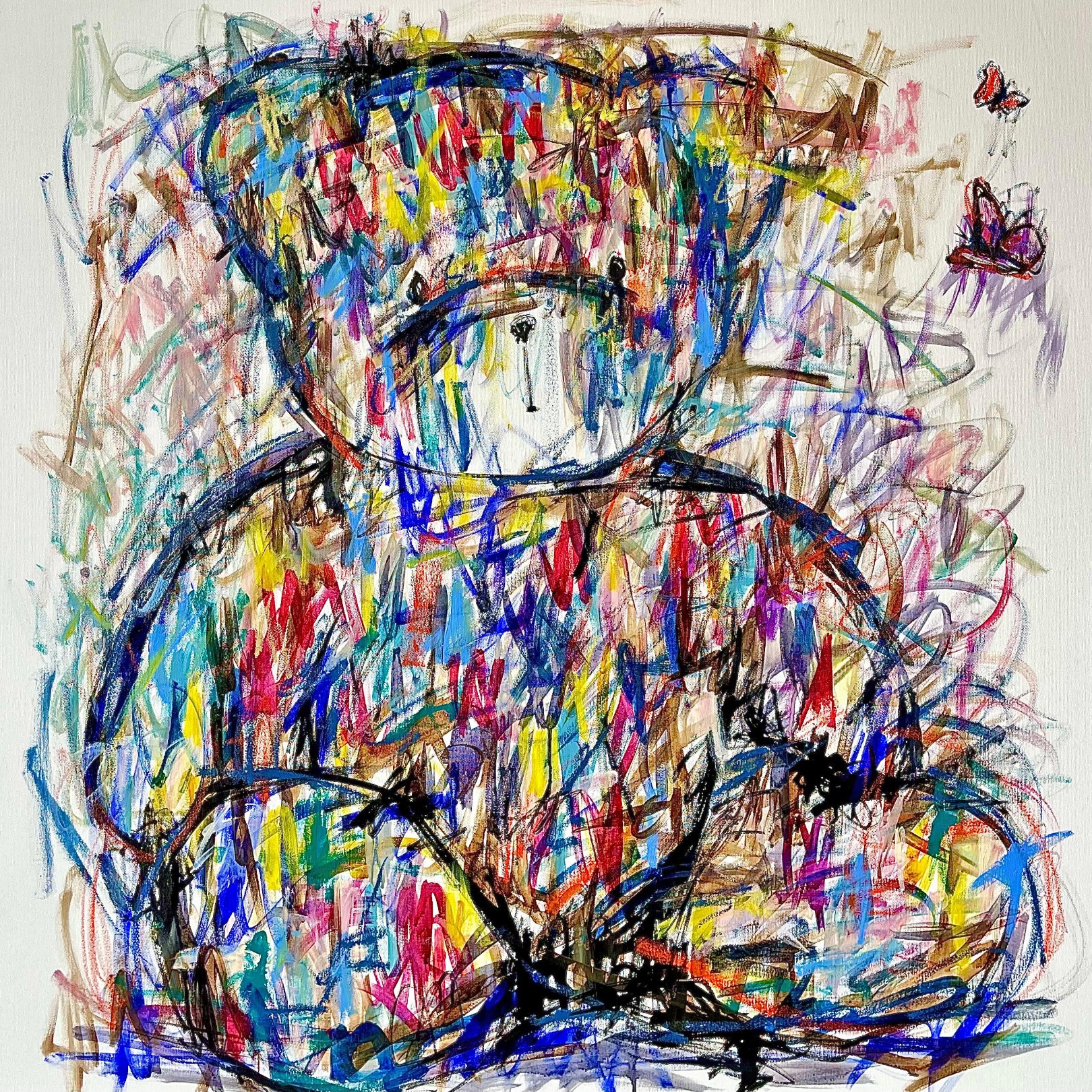 L’OURSON ET LE PAPILLON - KIKO - Galeries Bartoux