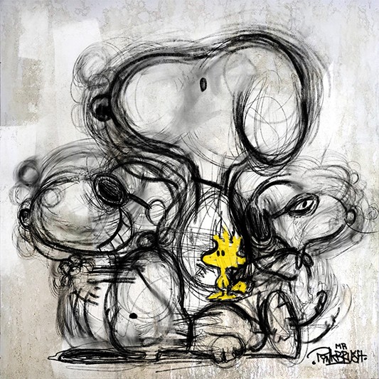 SNOOPY - MR PINKBRUSH - Galeries Bartoux