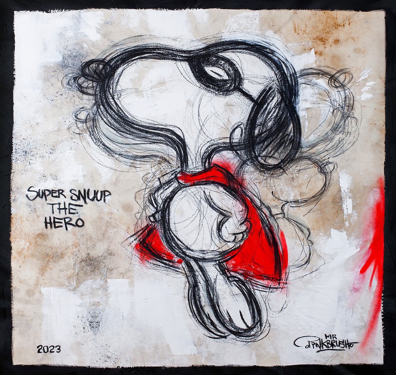 SUPER SNUUP THE HERO - MR PINKBRUSH - Galeries Bartoux