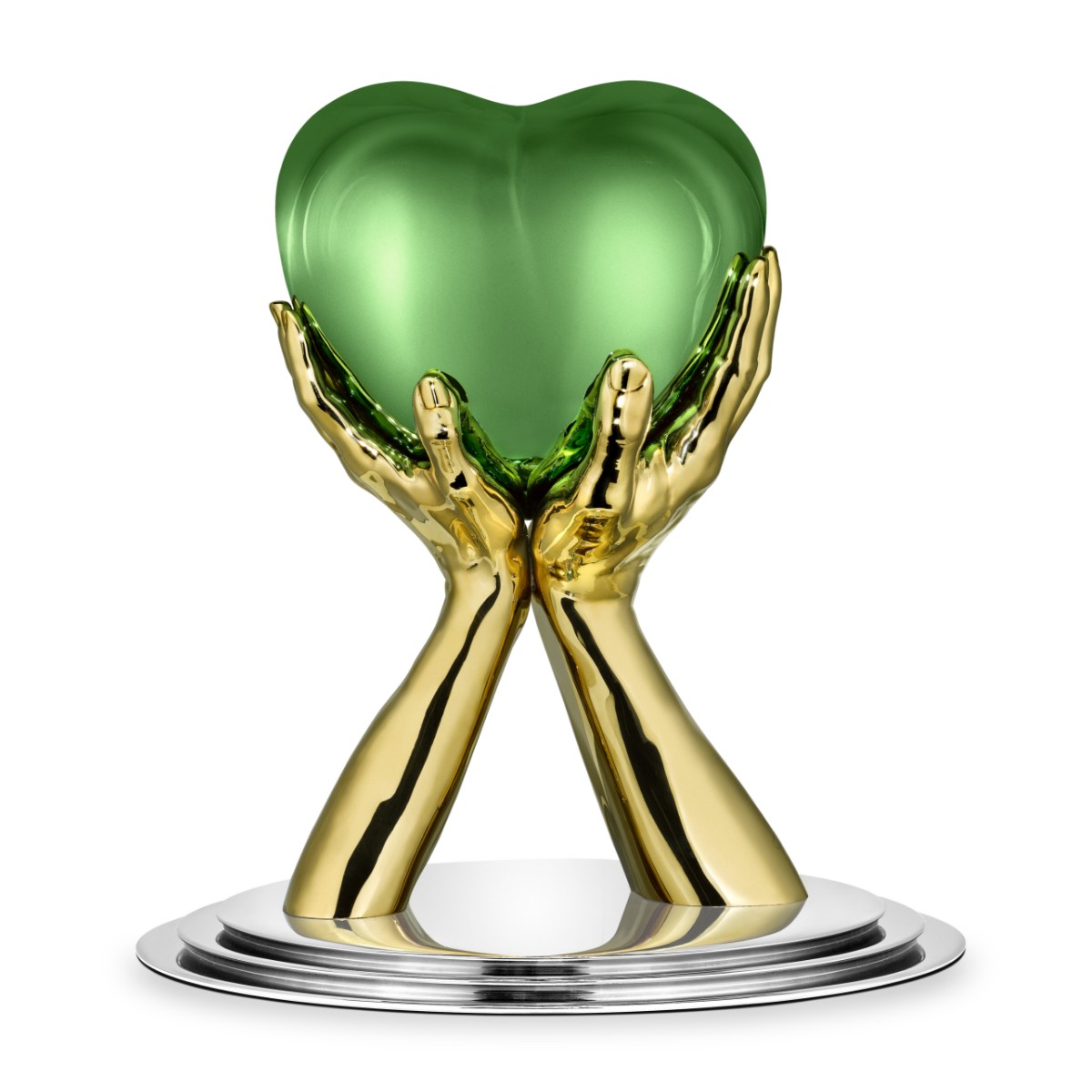 I GIVE YOU MY HEART III - GREEN - LORENZO QUINN - Galeries Bartoux