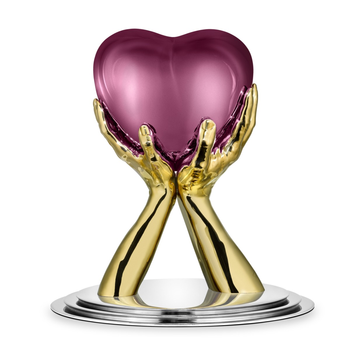 I GIVE YOU MY HEART III - PINK - LORENZO QUINN - Galeries Bartoux