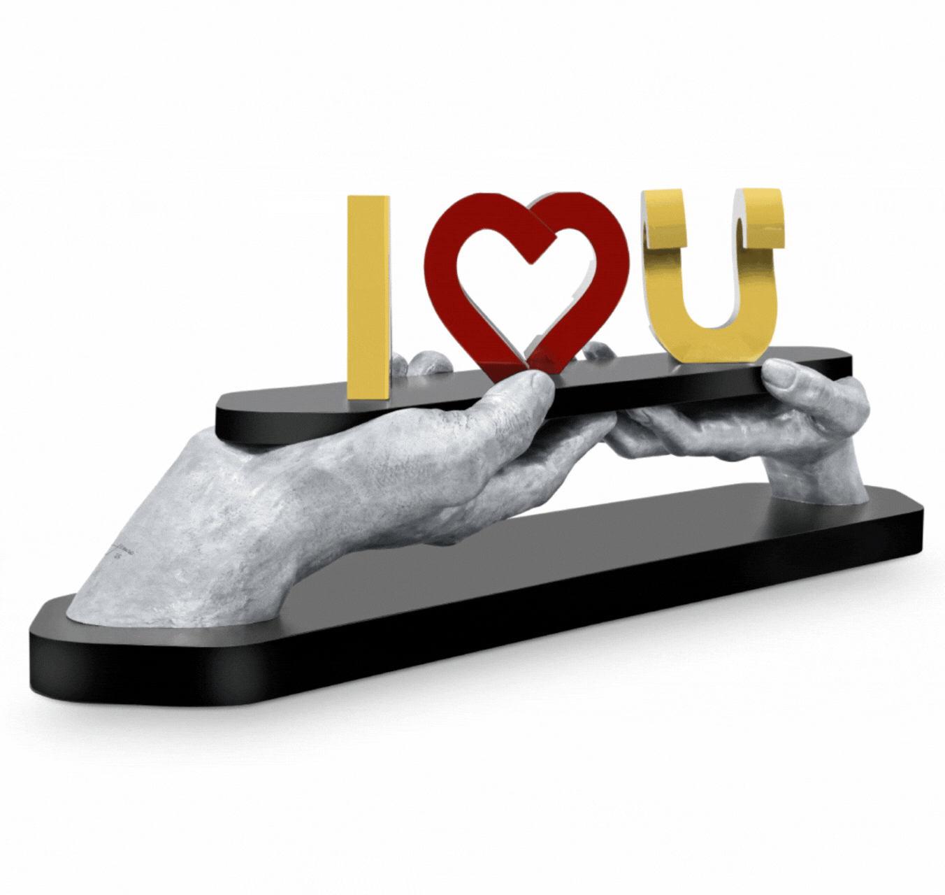 I LOVE U ME TOO - LORENZO QUINN - Galeries Bartoux